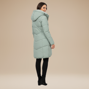 Long Hooded Insulated Cotton Parka – Colette - Bellux