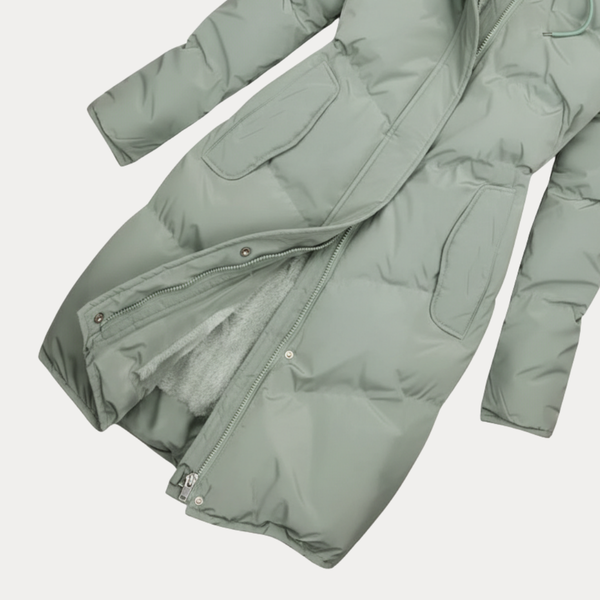 Long Hooded Insulated Cotton Parka – Colette - Bellux