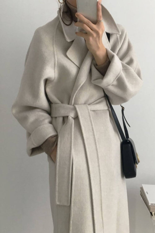 Longline Belted Coat – Geneva - Bellux