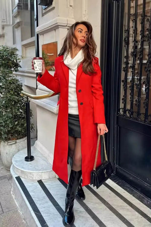 Longline Coat – Delphine - Bellux