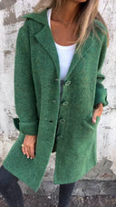 Longline Coat Tailored Fit – Rosella - Green - Bellux