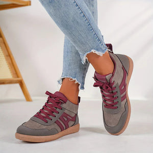 Low-Top Walking Trainers Cushioned Interior – Alder - Bellux