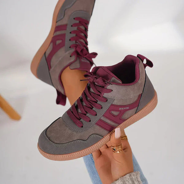 Low-Top Walking Trainers Cushioned Interior – Alder - Bellux