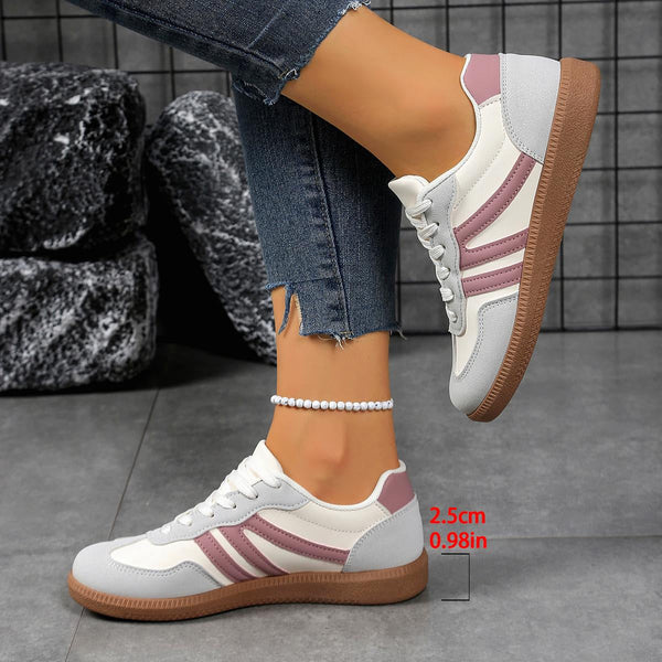 Low-Top Walking Trainers Cushioned Interior – Alder - Bellux