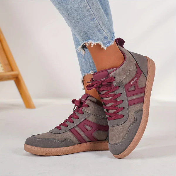 Low-Top Walking Trainers Cushioned Interior – Alder - Bellux
