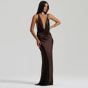 Maxi Dress – Allegra - Brown - Bellux