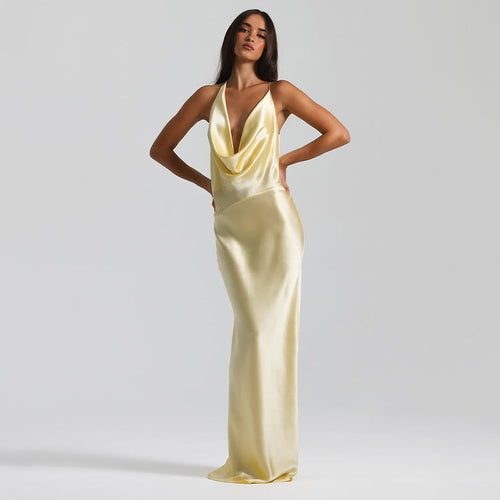 Maxi Dress – Allegra - Yellow - Bellux