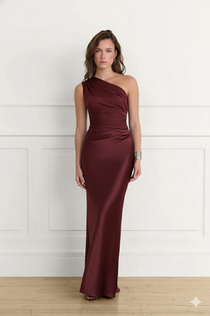 Maxi Dress Sculpting Satin – Lucinda - Bellux