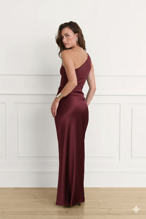 Maxi Dress Sculpting Satin – Lucinda - Bellux