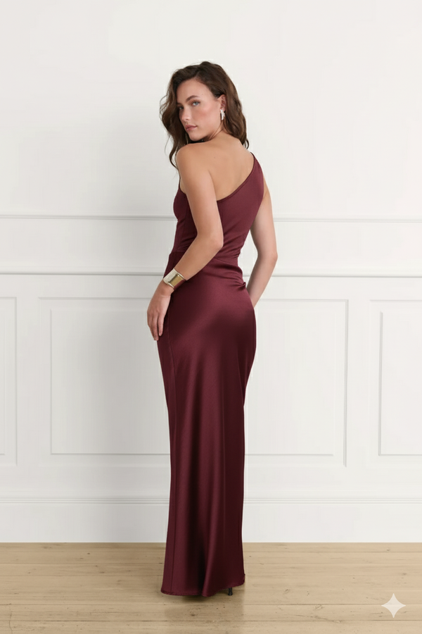 Maxi Dress Sculpting Satin – Lucinda - Bellux