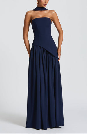 Maxi Dress Sculpting Sheer Mesh – Giselle - Bellux