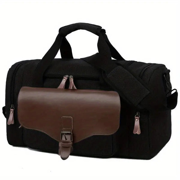 Multi-Compartment Carry-On Duffle – Water-Resistant Canvas - Bellux