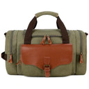 Multi-Compartment Carry-On Duffle – Water-Resistant Canvas - Green - Bellux
