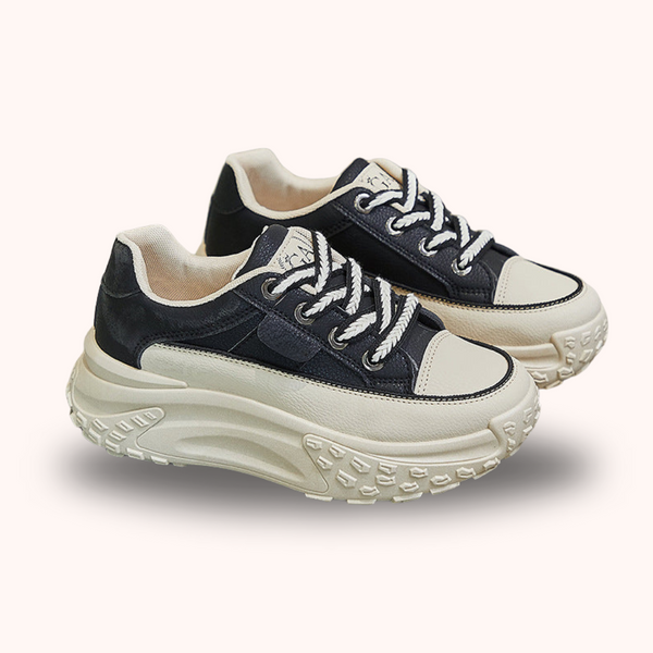 Orthopaedic Slip-Resistant Trainers – Fiona - Black - Bellux