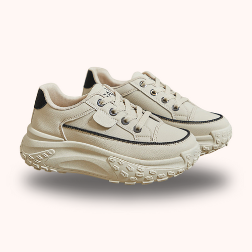 Orthopaedic Slip-Resistant Trainers – Fiona - Khaki - Bellux