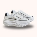Orthopaedic Slip-Resistant Trainers – Fiona - White - Bellux