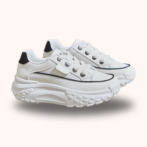 Orthopaedic Slip-Resistant Trainers – Fiona - White - Bellux