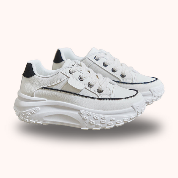 Orthopaedic Slip-Resistant Trainers – Fiona - White - Bellux