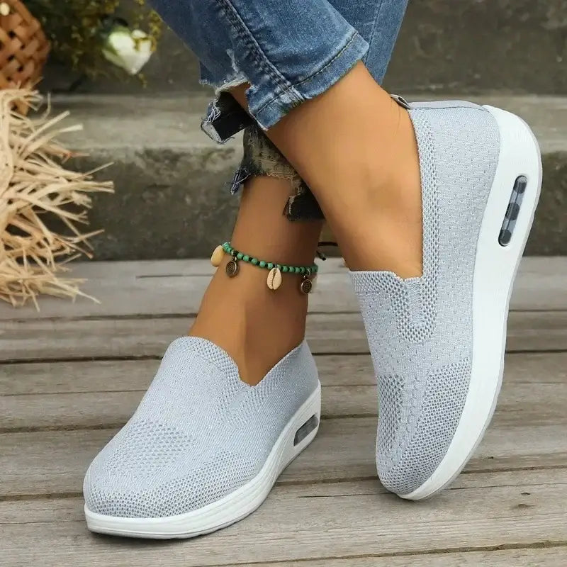 Orthopaedic Walking Trainers – Arch Support EVA – Tamsin - Grey - Bellux