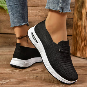 Orthopaedic Walking Trainers – Impact-Absorbing Sole – June - Black - Bellux