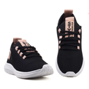 Orthopaedic Walking Trainers - Orthotic Support - Aisling - Black and Nude - Bellux
