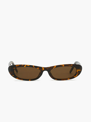 Oval Cat-Eye Sunglasses Tortoiseshell Frame UV400 – Greta - Bellux