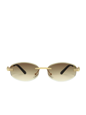 Oval Sunglasses with Gradient Lenses – Juniper - Bellux
