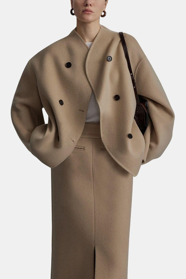 Oversized Button-Down Jacket – Relaxed Fit – Cleo - Bellux