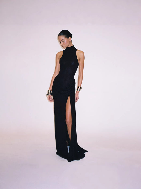 Celestine Pleated Maxi Dress | Fluid & Flattering