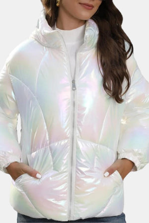 Puffer Coat Insulated High-Shine – Marnie - Bellux
