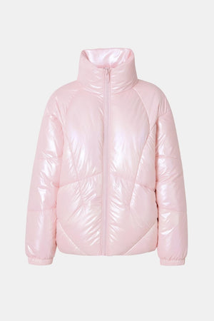 Puffer Coat Insulated High-Shine – Marnie - Pink - Bellux