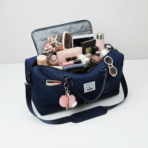 Quilted Weekender Holdall Spacious – Elysia - Bellux