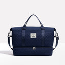 Quilted Weekender Holdall Spacious – Elysia - Navy Blue - Bellux