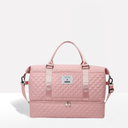 Quilted Weekender Holdall Spacious – Elysia - Pink - Bellux