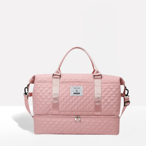 Quilted Weekender Holdall Spacious – Elysia - Pink - Bellux