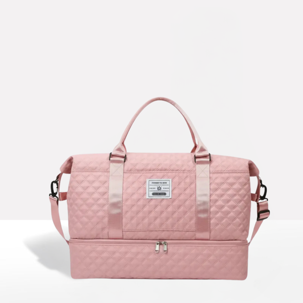 Quilted Weekender Holdall Spacious – Elysia - Pink - Bellux