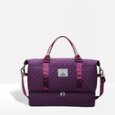 Quilted Weekender Holdall Spacious – Elysia - Violet - Bellux
