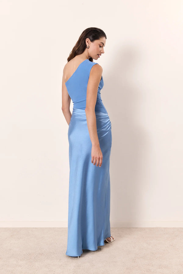 Satin-Look Maxi Dress – Agata - Bellux