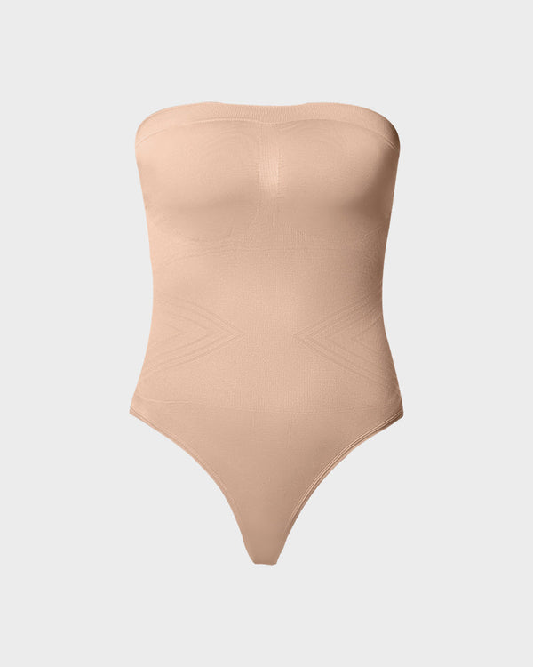Seamless Strapless Shaping Bodysuit – SculptPro - Skin - Bellux