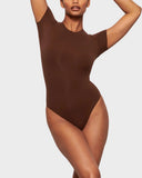 Seamless T-Shirt Bodysuit Sculpting Tummy Control - Bellux
