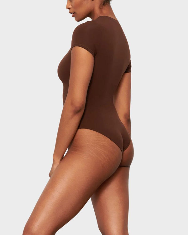 Seamless T-Shirt Bodysuit Sculpting Tummy Control - Bellux