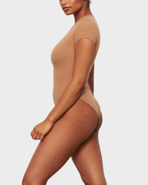 Seamless T-Shirt Bodysuit Sculpting Tummy Control - Bellux