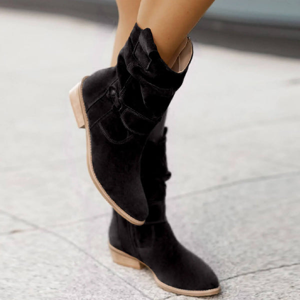 Slouchy Ankle Boots All-Day Comfort Premium Suede – Laurel - Bellux