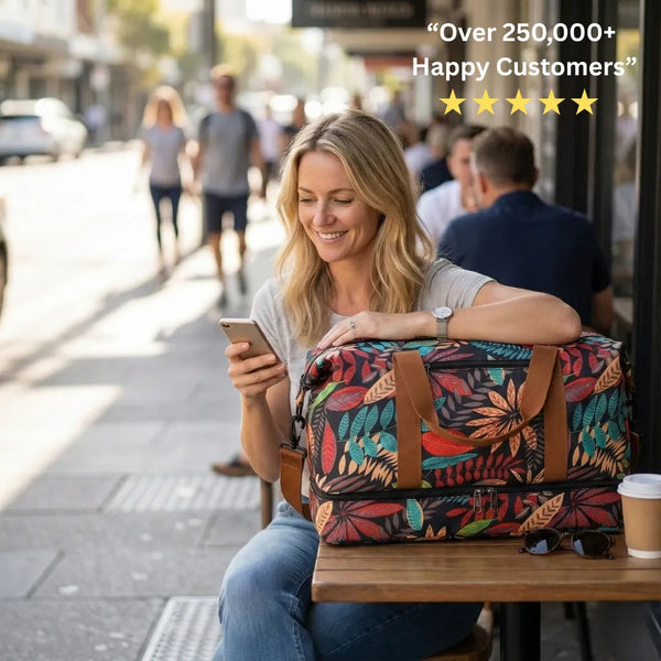 Spacious Travel Holdall Reinforced Oxford – Esme - Bellux