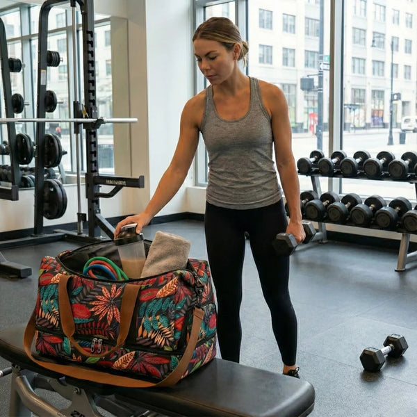 Spacious Travel Holdall Reinforced Oxford – Esme - Bellux