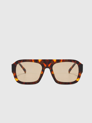 Square Sunglasses Oversized Tortoiseshell UV400 – Sylvie - Bellux
