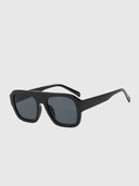 Square Sunglasses Oversized Tortoiseshell UV400 – Sylvie - Black - Bellux