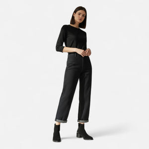 Square-Toe Ankle Boots Plush-Lined Cow Suede – Amelie - Bellux