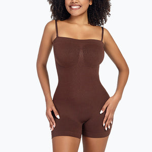 Strapless Sculpting Bodysuit – SculptEase - Brown - Bellux