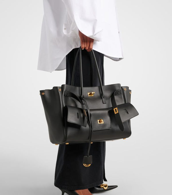 Structured Tote Spacious Vegan Leather – Octavia - Bellux